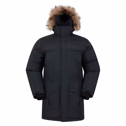 Mountain Warehouse Mens Antarctic Extreme Waterproof Down Jacket - XXS, Charcoal
