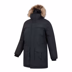 Mountain Warehouse Mens Antarctic Extreme Waterproof Down Jacket - XXS, Charcoal