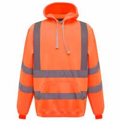 Yoko Mens High-Vis Hoodie - S, Orange