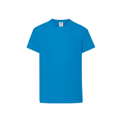 Fruit of the Loom Childrens/Kids Original T-Shirt - 12-13 Years, Azure Blue