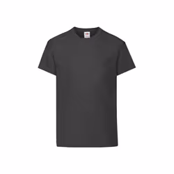 Fruit of the Loom Childrens/Kids Original T-Shirt - 12-13 Years, Black