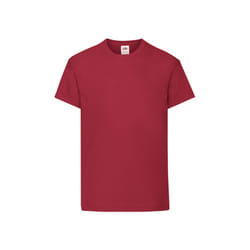 Fruit of the Loom Childrens/Kids Original T-Shirt - 12-13 Years, Brick Red