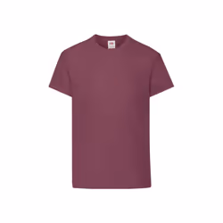 Fruit of the Loom Childrens/Kids Original T-Shirt - 12-13 Years, Burgundy