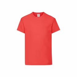 Fruit of the Loom Childrens/Kids Original T-Shirt - 12-13 Years, Red