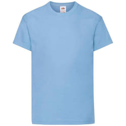 Fruit of the Loom Childrens/Kids Original T-Shirt - 12-13 Years, Sky Blue