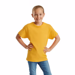 Fruit of the Loom Childrens/Kids Original T-Shirt - 9-11 Years, Sunflower