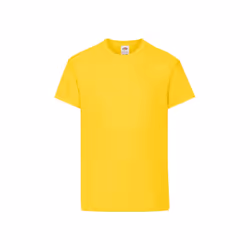 Fruit of the Loom Childrens/Kids Original T-Shirt - 12-13 Years, Yellow