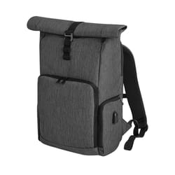 Quadra Q-tech Charge Roll Up Backpack - One Size, Granite Marl