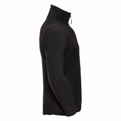Russell Mens Zip Neck Outdoor Fleece Top - L, Black