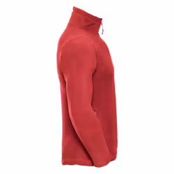 Russell Mens Zip Neck Outdoor Fleece Top - S, Classic Red