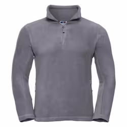 Russell Mens Zip Neck Outdoor Fleece Top - XXL, Convoy Grey