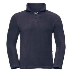 Russell Mens Zip Neck Outdoor Fleece Top - XL, French Navy