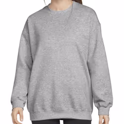 Gildan Mens Softstyle Plain Midweight Crew Neck Sweatshirt - S, Sports Grey
