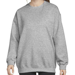 Gildan Mens Softstyle Plain Midweight Crew Neck Sweatshirt - S, Sports Grey