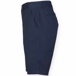 Front Row Mens Chino Stretch Shorts - 38R, Navy