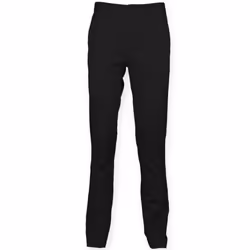 Front Row Mens Stretch Chinos - 30L, Black