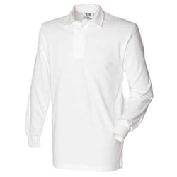 Front Row Mens Original Rugby Shirt - S, White