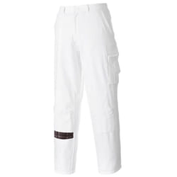 Portwest Mens Painting Work Trousers - L, White