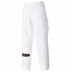 Portwest Mens Painting Work Trousers - XL, White