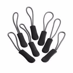 Quadra SLX Zip Pulls (Pack of 10) - One Size, Grey