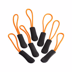 Quadra SLX Zip Pulls (Pack of 10) - One Size, Orange