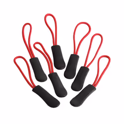 Quadra SLX Zip Pulls (Pack of 10) - One Size, Red