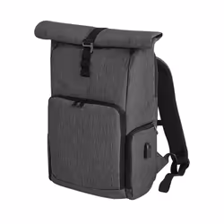 Quadra Q-tech Charge Roll Up Hiking Backpack - One Size, Granite Marl