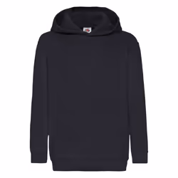 Fruit of the Loom Childrens/Kids Classic Hooded Sweatshirt - 12-13 Years, Deep Navy