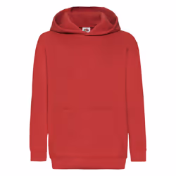 Fruit of the Loom Childrens/Kids Classic Hooded Sweatshirt - 12-13 Years, Red