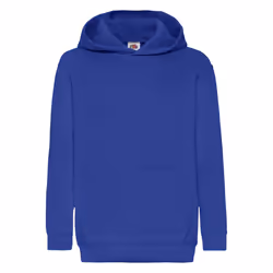 Fruit of the Loom Childrens/Kids Classic Hooded Sweatshirt - 12-13 Years, Royal Blue