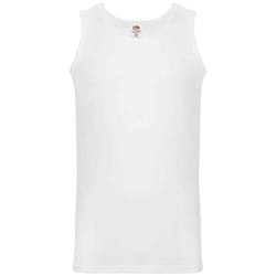 Fruit of the Loom Unisex Adult Vest Top - S, White