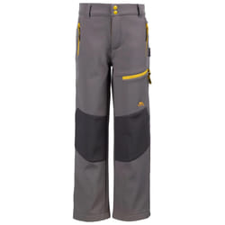 Trespass Childrens/Kids Hurry Hiking Trousers - 3-4 Years, Storm Grey/Yellow Sulphur