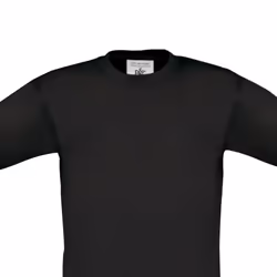 B&C Childrens/Kids Exact 190 T-Shirt - 3-4 Years, Black