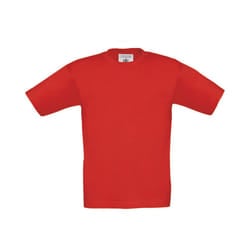 B&C Childrens/Kids Exact 190 T-Shirt - 3-4 Years, Red