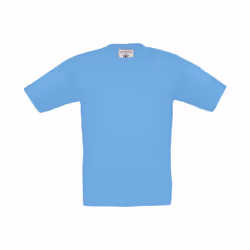 B&C Childrens/Kids Exact 190 T-Shirt - 3-4 Years, Sky Blue