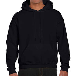 Gildan Mens DryBlend Hoodie - XXL, Black