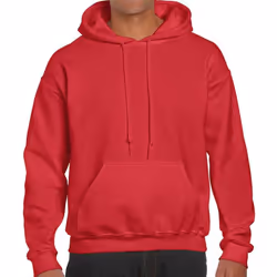 Gildan Mens DryBlend Hoodie - L, Red