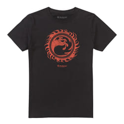 Magic The Gathering Mens Fire Mana T-Shirt - XL, Black