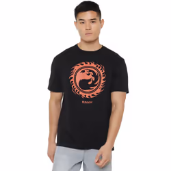 Magic The Gathering Mens Fire Mana T-Shirt - XL, Black