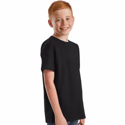 Fruit of the Loom Childrens/Kids Iconic 195 Plain T-Shirt - 12-13 Years, Black