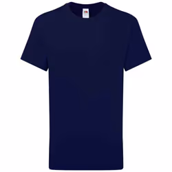 Fruit of the Loom Childrens/Kids Iconic 195 Plain T-Shirt - 14-15 Years, Deep Navy