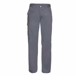 Russell Mens Polycotton Twill Work Trousers - 32L, Convoy Grey