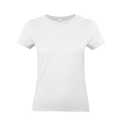 B&C Womens/Ladies E190 T-Shirt - XS, White