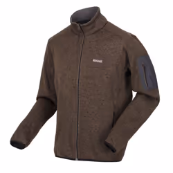 Regatta Mens Newhill Marl Full Zip Fleece Jacket - S, Crocodile