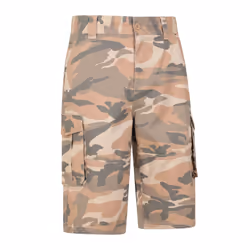 Mountain Warehouse Mens Camo Cargo Shorts - 30R, Brown