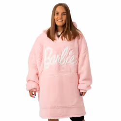 Barbie Womens/Ladies Sherpa Hoodie Blanket