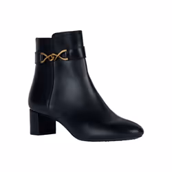 Geox Womens/Ladies Pheby 50 Leather Ankle Boots - 5 UK, Black