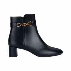 Geox Womens/Ladies Pheby 50 Leather Ankle Boots - 5 UK, Black