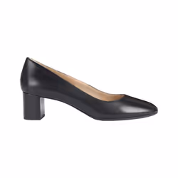 Geox Womens/Ladies D Pheby 50 B Leather Court Shoes - 4 UK, Black