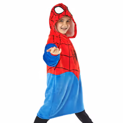 Spider-Man Boys Hoodie Blanket - 6-8 Years, Blue/Red